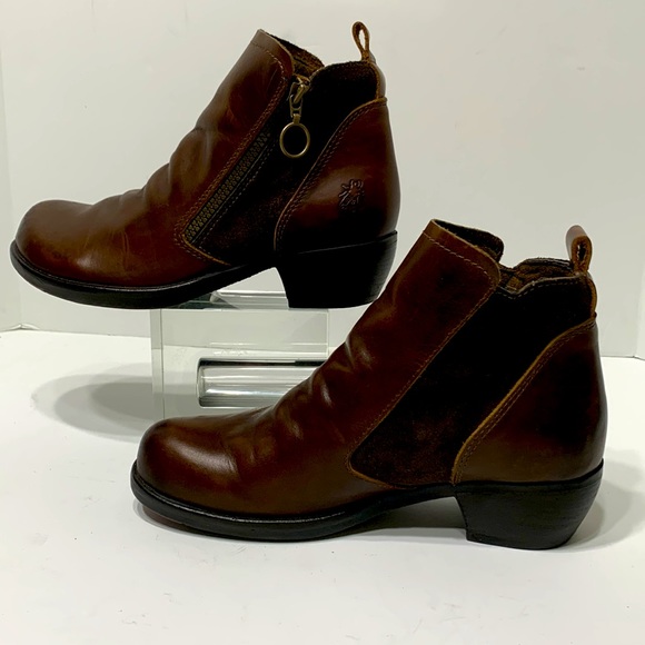 fly london ankle boot brown Myla Meli EU37 - Picture 2 of 11